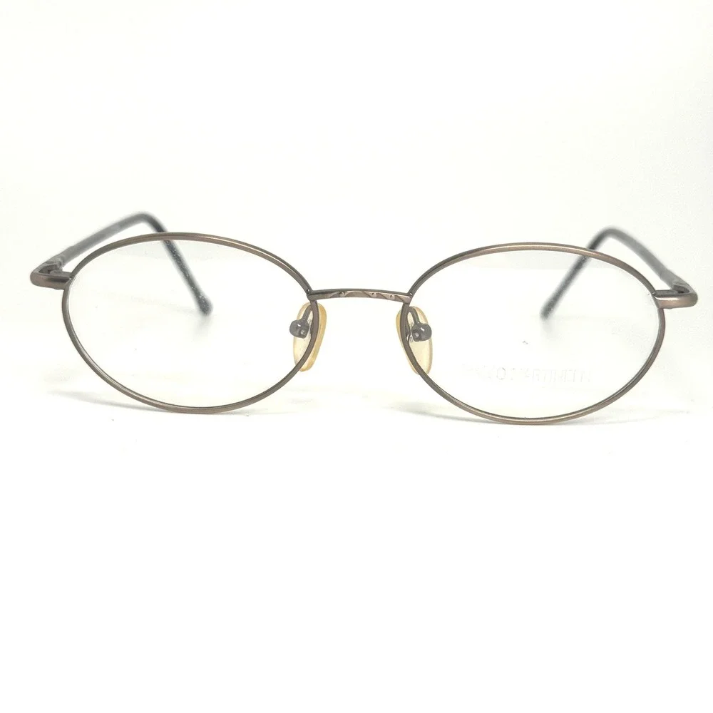 Mario Martinelli Malibu Eyeglass Frames Brown Oval 48-18 M.BROWN Vintage‎ Style